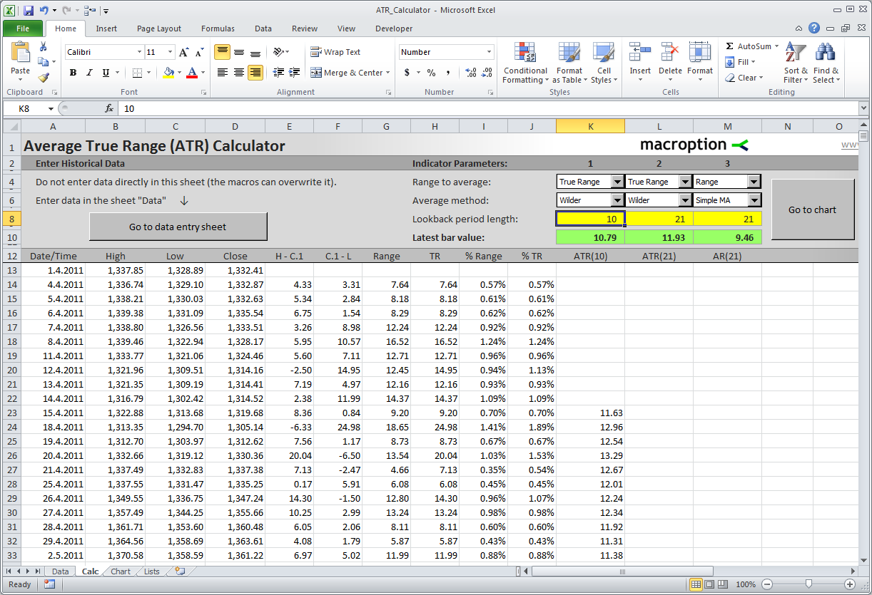 Calculadora tir excel